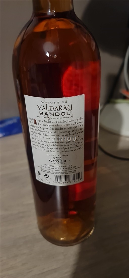 Provence Bandol Valdaray 2012