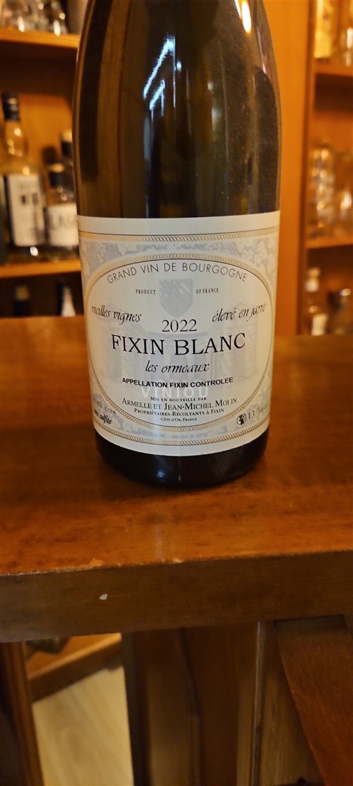 Borgoña Fixin Armelle et Jean-Michel Molin les ormeaux 2022
