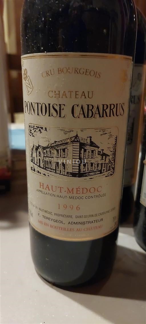 Bordeaux Haut-Médoc Château Pontoise Cabarrus 1996
