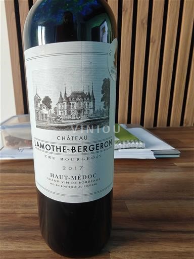 Bordeaux Haut-Médoc Cru Bourgeois Château Lamothe-Bergeron 2017