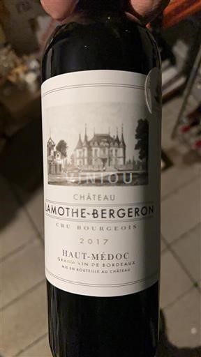 Bordeaux Haut-Médoc Cru Bourgeois Château Lamothe-Bergeron 2017