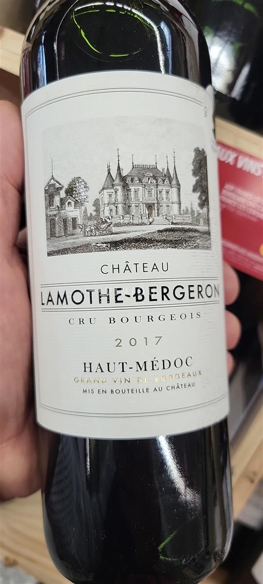 Burdeos Haut-Médoc Cru Bourgeois Château Lamothe-Bergeron 2017