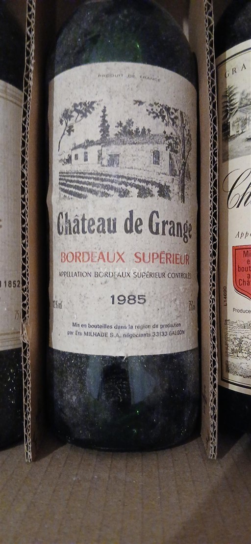 Burdeos Bordeaux superior Château Grange 1985