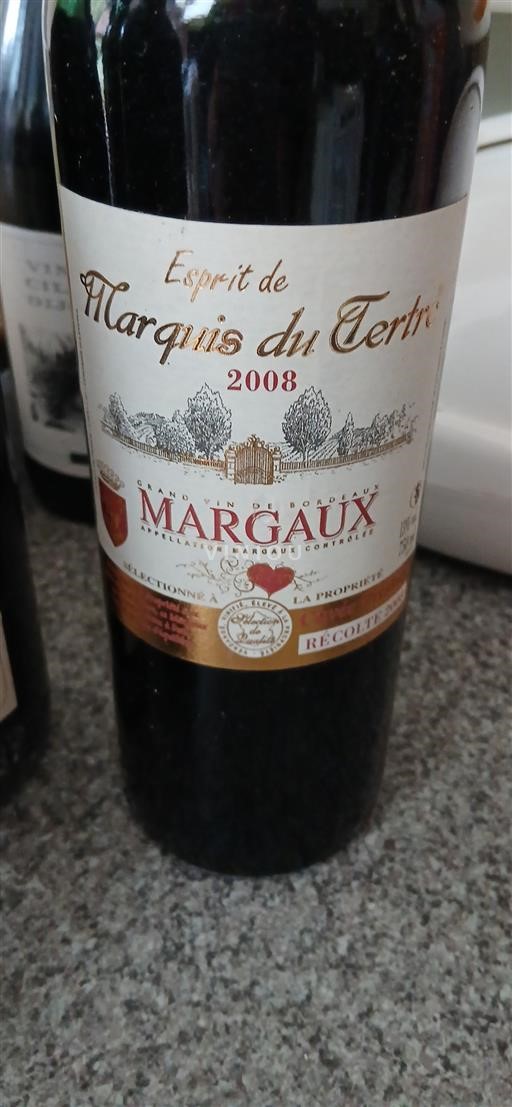 Bordeaux Margaux Marquis du Tertre Esprit de Marquis du Tertre 2008