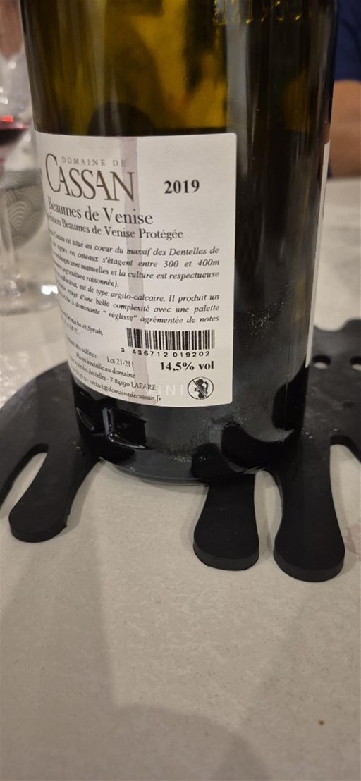 Rhônetal Beaumes de Venise Domaine Cassan 2019