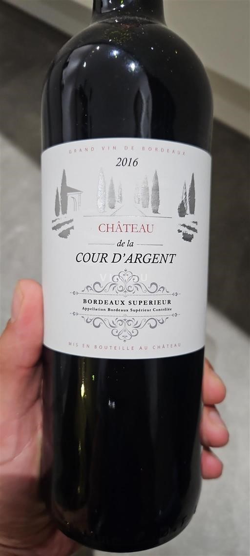 Burdeos Bordeaux superior Château La Cour Argent 2016