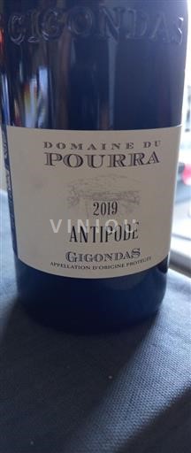 Rhônen laakso Gigondas Domaine Pourra Antipode 2019