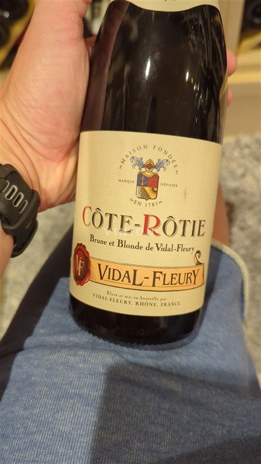 Rhônen laakso Côte-rôtie Vidal-Fleury Brune et Blonde 2020