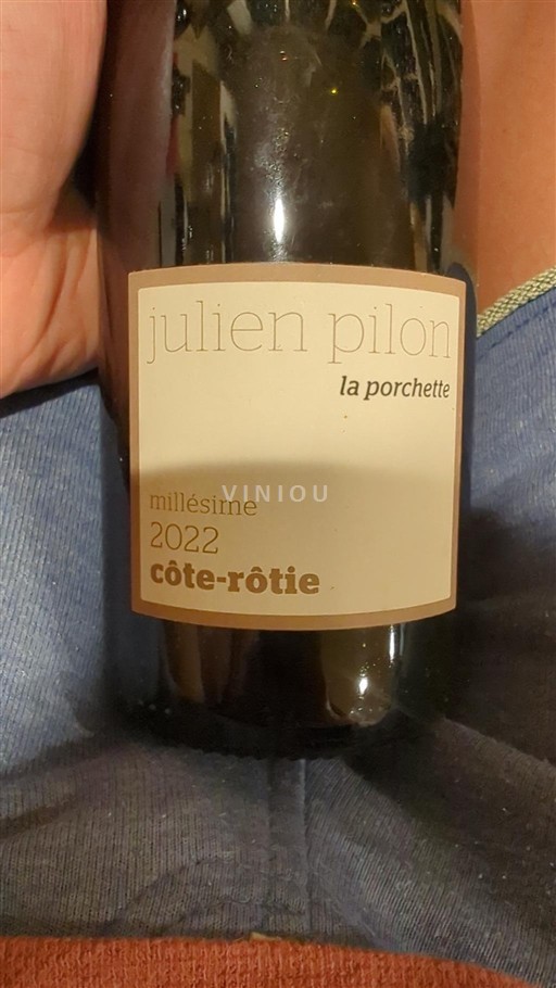 Rhônen laakso Côte-rôtie Julien Pilon La Porchette 2022