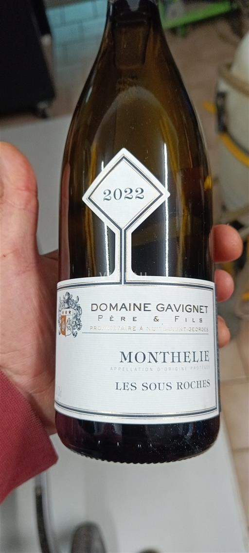 Burgundi Monthélie Domaine Gavignet Père & Fils Les Sous Roches 2022