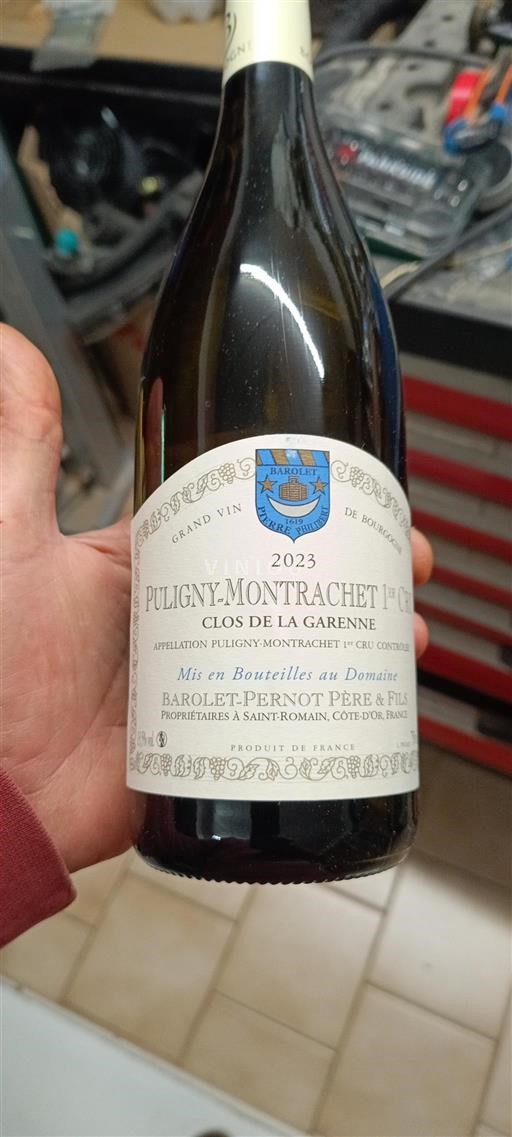 Vin Blanc sec Clos de la Garenne Barolet-Pernot Père & Fils 2023 France Bourgogne Puligny-montrachet AOC Premier Cru