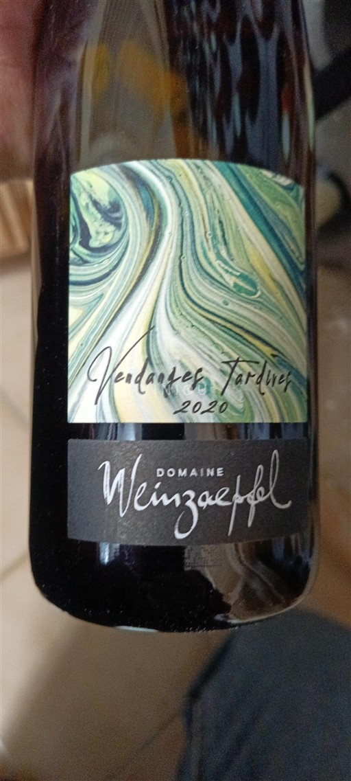 Alsace Domaine Weinzaepfel Vendanges Tardives 2020