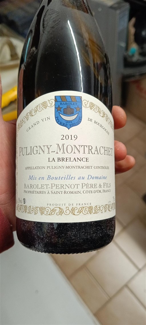 Borgoña Puligny-Montrachet Grand Cru Barolet-Pernot Père & Fils La Brelance 2019