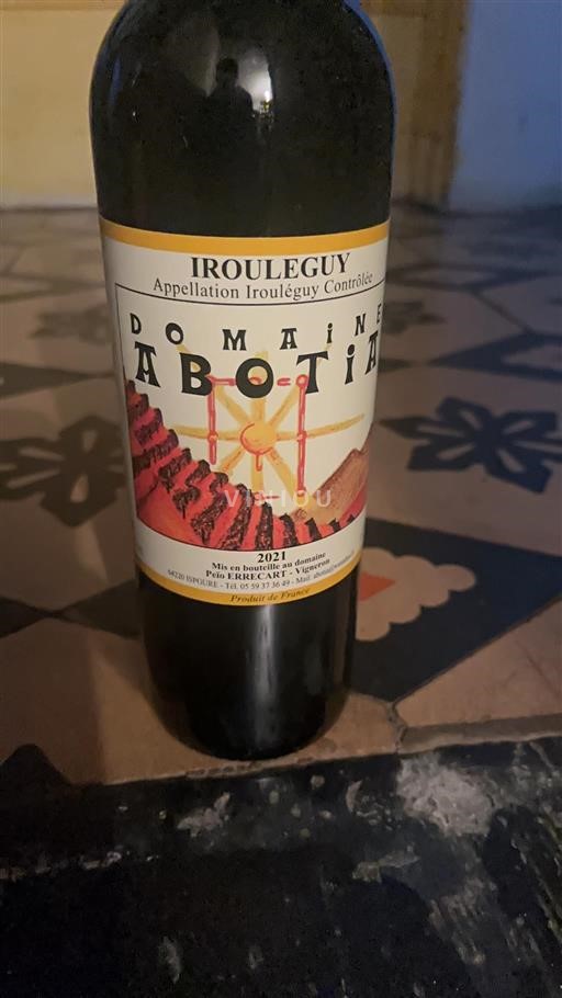 Sud-Ouest Irouléguy Domaine Abotia 2021