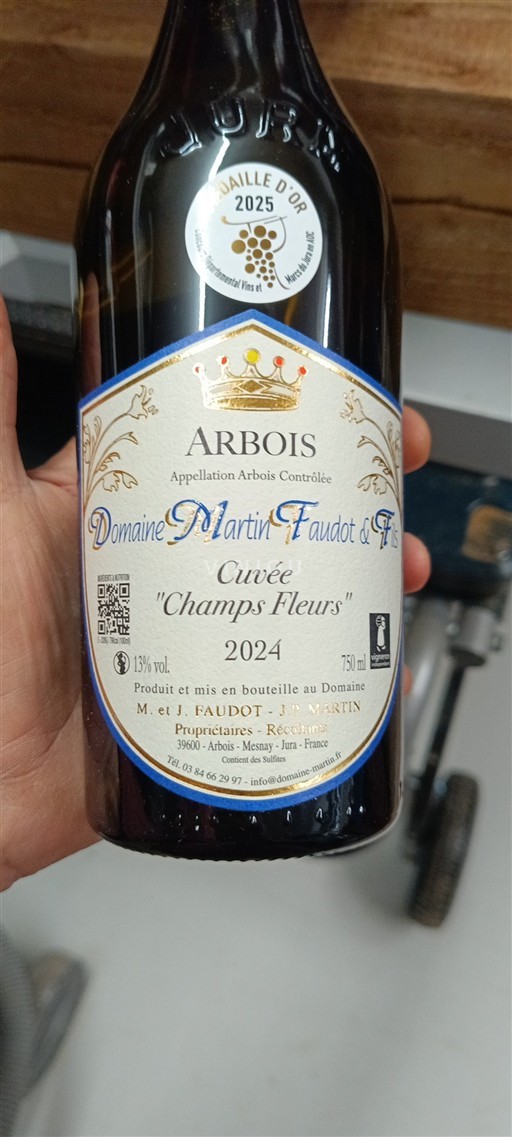Jura Arbois Domaine Martin Faudot & Fils Champs Fleurs 2024