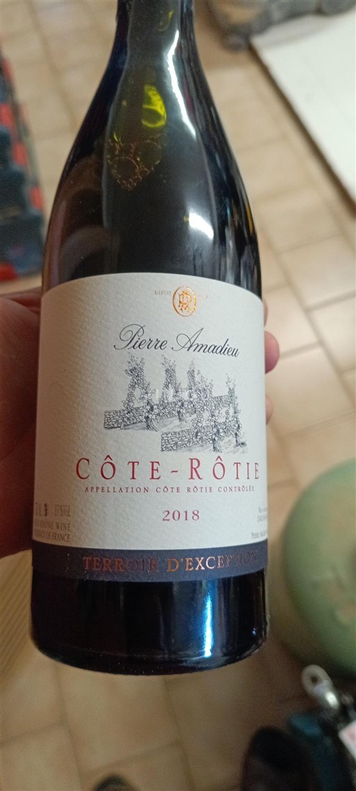Valle del Rodano Côte-rôtie Pierre Amadieu Terroir d'Exception 2018