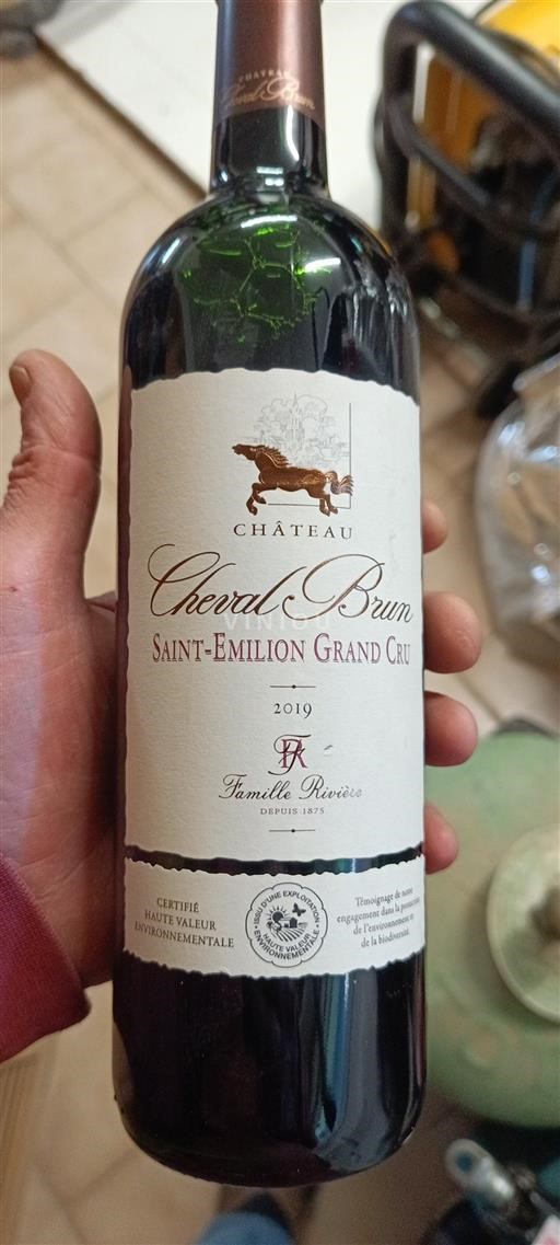 Bordeaux Saint-Émilion Grand Cru Château Cheval Brun 2019