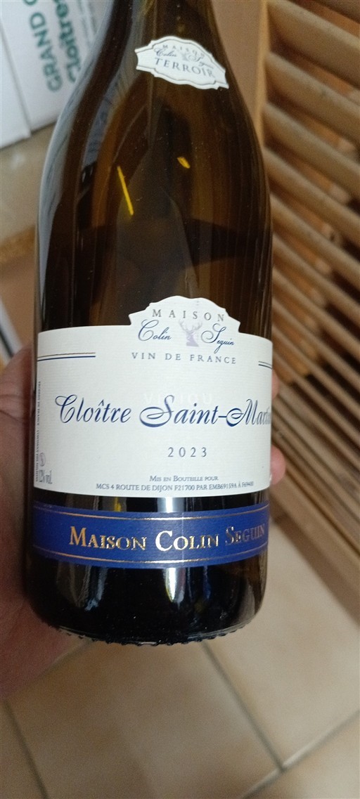 Burgundsko Nespecifikováno Maison Colin Seguin Cloître Saint-Martin 2023