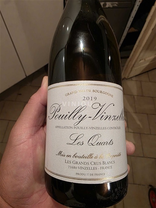 Bourgogne Pouilly-vinzelles Grand Cru Les Grands Crus Blancs Les Quarts 2019