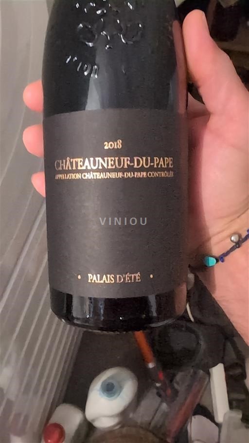 Rhône-dalen Châteauneuf-du-Pape Palais Été 2018