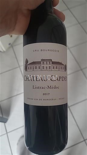 Bordeaux Listrac-Médoc Cru Bourgeois Château Capdet 2017