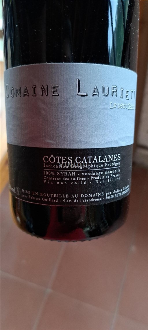 Languedoc ja Roussillon Katalonianrinteet Domaine Lauriette Le petit Galop 2024
