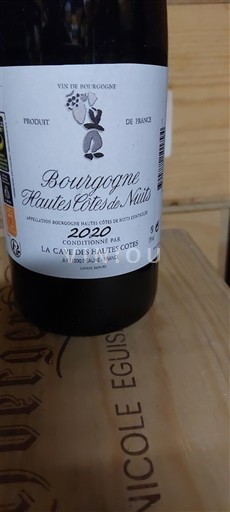 Burgundi Määrittelemätön La Cave des Hautes Côtes Mis en bouteille par Mimi 2020