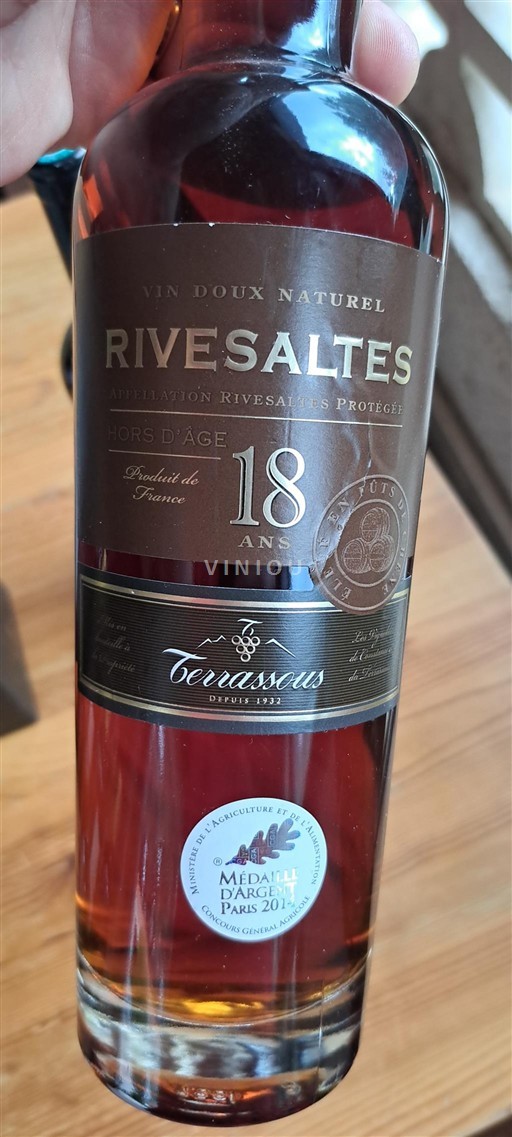 Roussillon Rivesaltes Terrassous Hors d'Âge 18 ans 2014