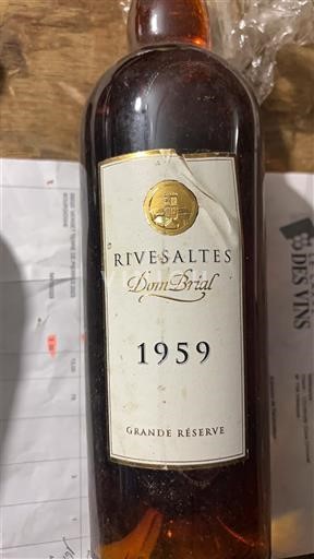 Roussillon Rivesaltes Dom Brial Grande Réserve 1959