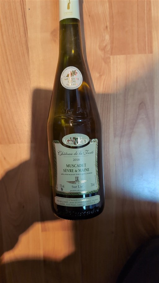 Vin Blanc sec Château La Ferté 2018 France Vallée de la Loire Muscadet-sèvre-et-maine AOC