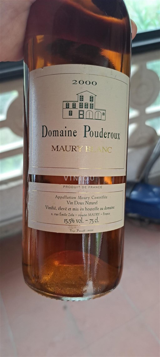 Roussillon Maury Domaine Pouderoux Maury Blanc 2000