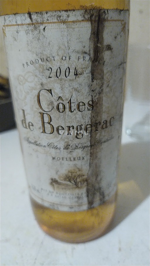 Sudoeste Côtes de Bergerac Castelfranc 2004