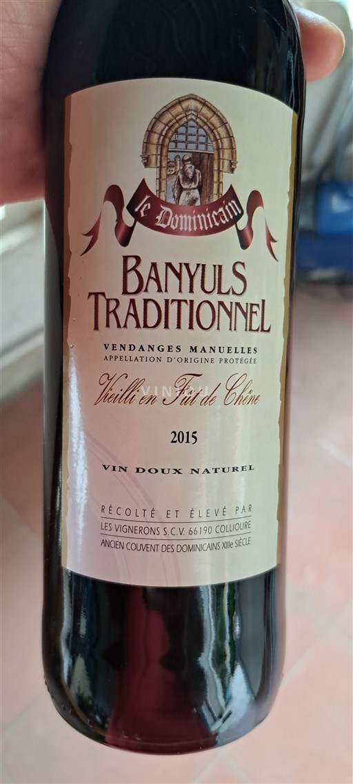 Rosellón Banyuls Le Dominicain Traditionnel 2015