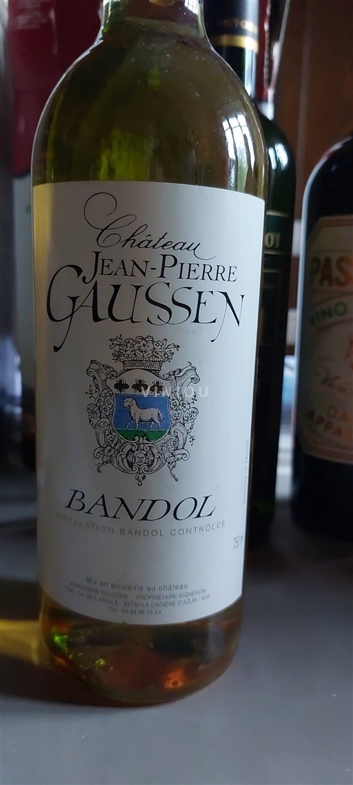 Provence Bandol Château Jean-Pierre Gaussen Não Sazonado