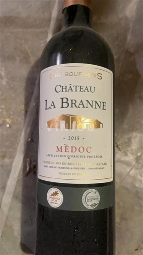 Bordeaux Médoc Cru Bourgeois Château La Branne 2015