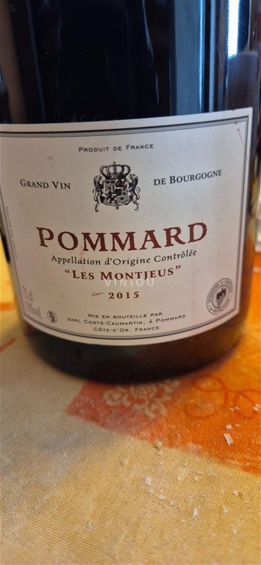 Borgoña Pommard Grand Cru Coste-Caumartin Les Montjeus 2015