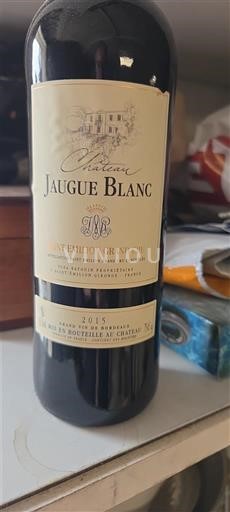 Burdeos Saint-Émilion Gran Cru Grand Cru Château Jaugue Blanc 2015