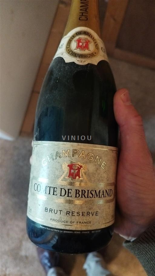 Champagne Sâm-panh Comte de Brismand Brut Reserve Không niên vụ