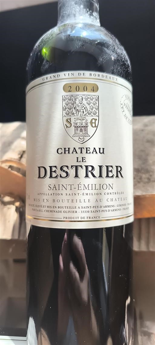Bordeaux Saint-Émilion Château Le Destrier 2004