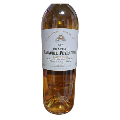 Bordeaux Sauternes Château Lafaurie-Peyraguey 2002