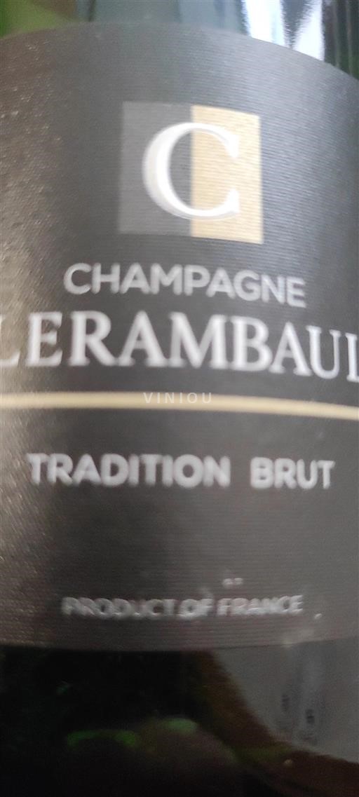 Vin Effervescent Rouge brut Tradition Brut Non millésimé France Champagne AOC methode_traditionnelle