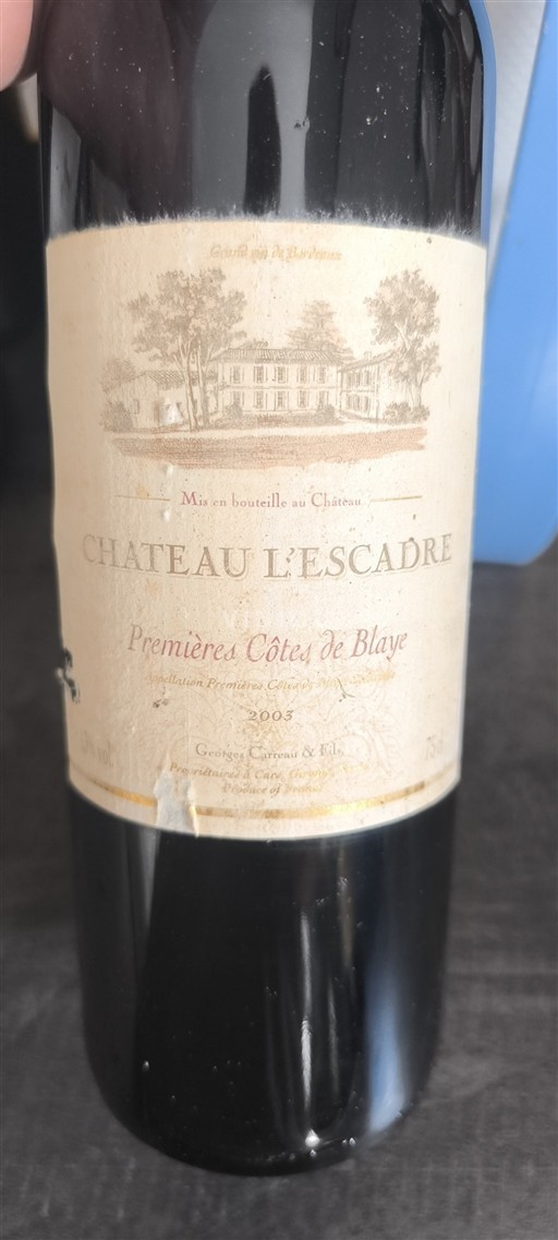 Bordeaux Không được chỉ định Château L'Escadre 2003