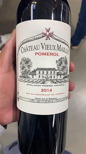 Bordeaux Pomerol Château Vieux Maillet 2014