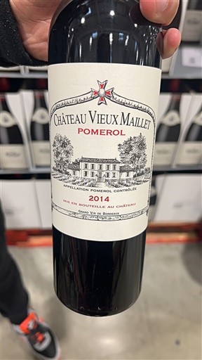 Bordeaux Pomerol Château Vieux Maillet 2014