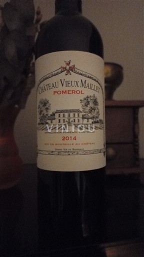 Bordeaux Pomerol Château Vieux Maillet 2014