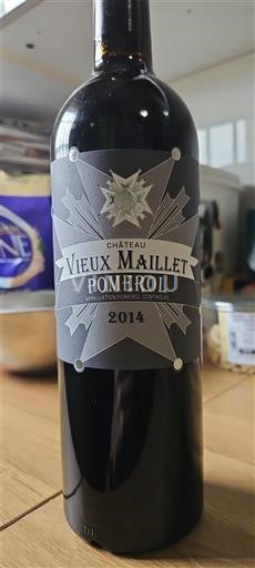 Bordeaux Pomerol Château Vieux Maillet 2014