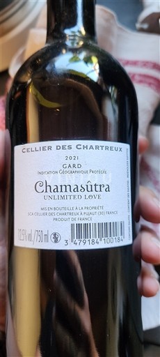 Languedoc-Roussillon Gard Cellier des Chartreux Chamasûtra Unlimited Love 2021