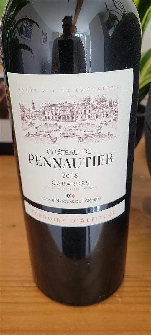 Languedoc Cabardès Château Pennautier Terroirs d'Altitude 2016