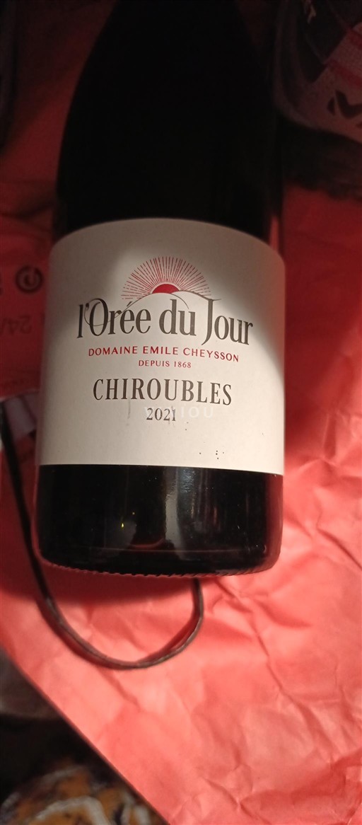 Beaujolais Chiroubles Domaine Émile Cheysson L'Orée du Jour 2021