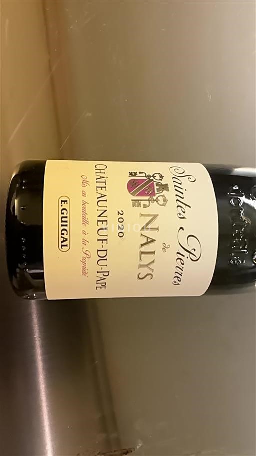 Rhônedalen Châteauneuf-du-Pape Nalys Saintes Pierres de Nalys 2020